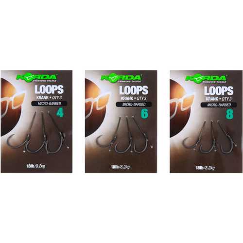 Korda - Loops Rigs Krank Micro-Barbed Gr. 4, 6 und 8