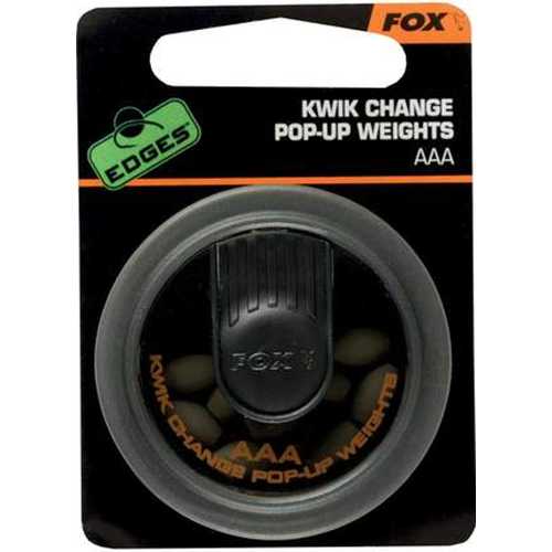 FOX Edges - Kwik Change Pop Ups Weights AAA -  0,8 g