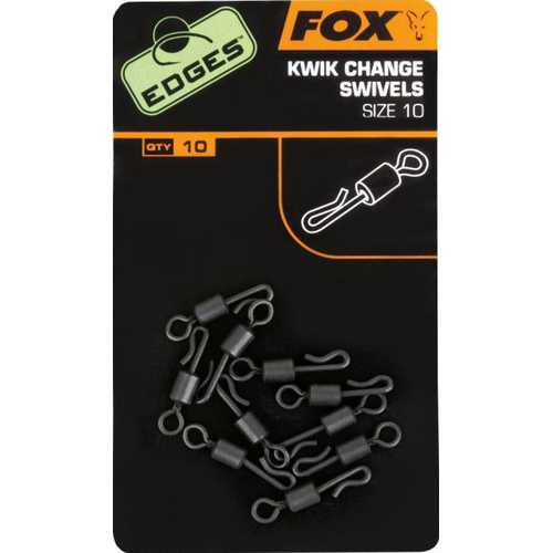 FOX Edges - Kwik Change Swivels Size 10