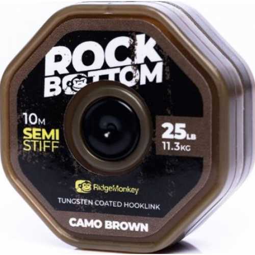 RidgeMonkey - Rock Bottom Semi Stiff Camo Brown 25 lb