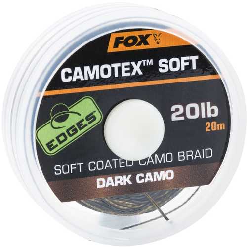 FOX Edges - Camotex Soft Coated Camo Braid Dark Camo 20 lb