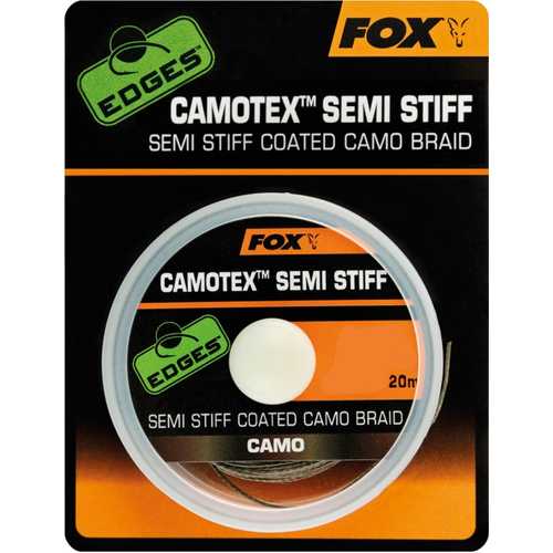 FOX Edges - Camotex Semi Stiff Coated Camo Braid 20 und 25 lb - 20 m