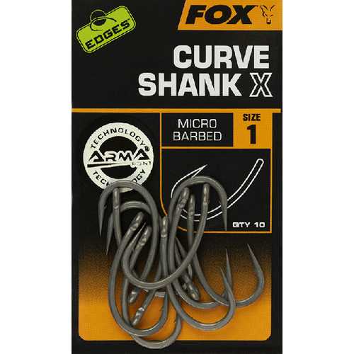 FOX Edges - Curve Shank X Gr. 1,2, und 4