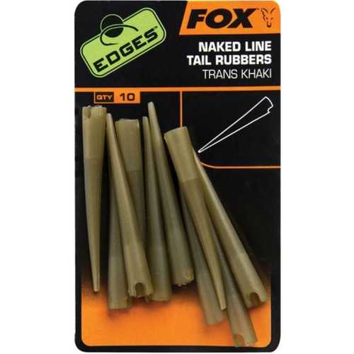 FOX Edges - Naked Line Tail Rubbers Trans Khaki