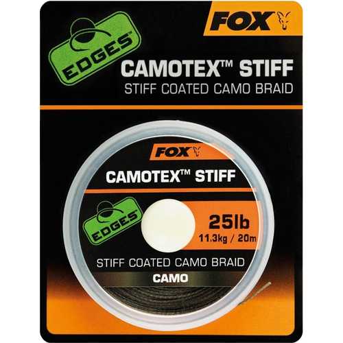 FOX Edges - Camotex Stiff Coated Camo Braid 20 und 25 lb...
