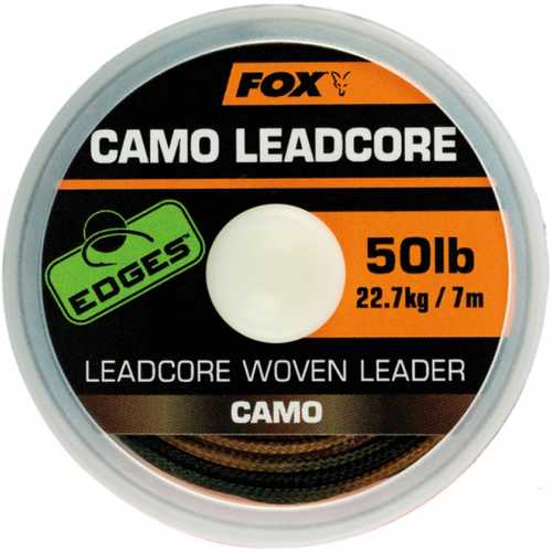 FOX Edges - Camo Leadcore Woven Leader 50 lb - 25 m