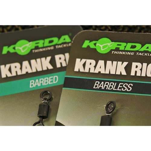 Korda - Krank Ready Rig Barbless Gre 2, 4, 6, 8 und 10