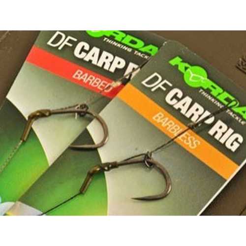 Korda N-Trap DF Carp Rig Wide Gape Barbless X-Strong Größe 8 - 20 lb