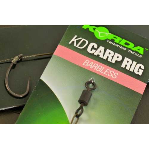 Korda - N-Trap KD Rig Kurv Shank Barbless 30 lb Gren 4,...