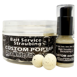 Custom Pop Ups Ultra White Fish - 16 mm 70 g + gratis...