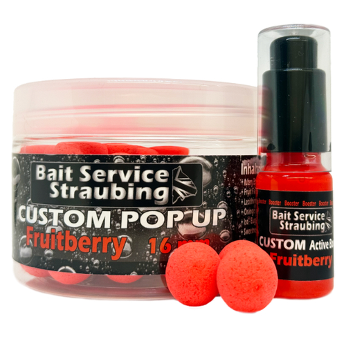 Custom Pop Ups Fruitberry - 16 mm 70 g + gratis Booster