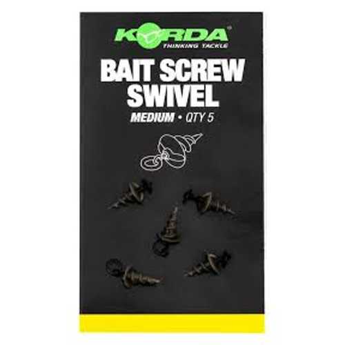 Korda - Bait Screw Swivel Medium