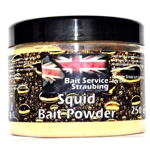 Bait Service Straubing - Hookbait / Additive Powder Squid - 250 g