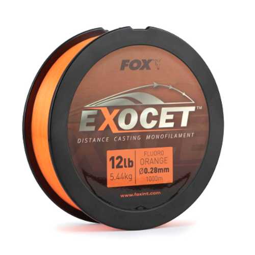 FOX Exocet - Fluoro Orange Mono 12 lb und 14 lb - 1000 m