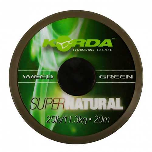 Korda - Super Natural Braided Hooklink 25 lb - 20 m