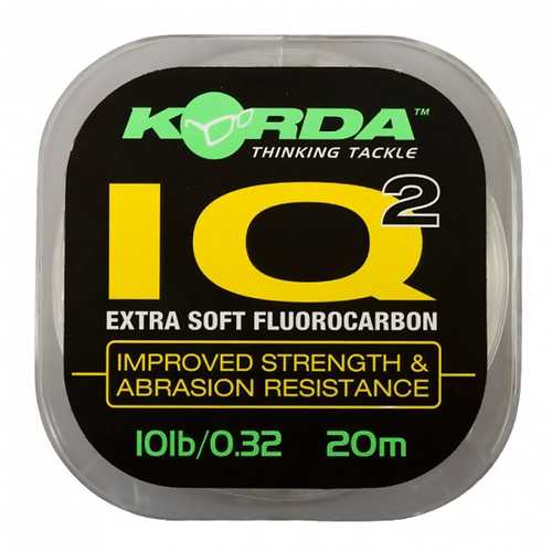 Korda - IQ2 Hooklink Extra Soft 10 lb, 12 lb, 15 lb und 20 lb - 20  m