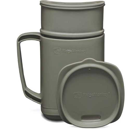 RidgeMonkey - Thermo Mug DLX Brew Set Gunmetal Green