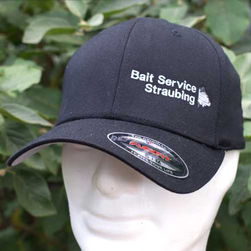 Bait Service Straubing - Baseball Cap Schwarz mit Logo - S/M und L/XL