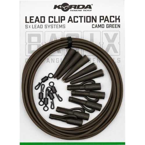 Korda Basix - Lead Clip Action Pack