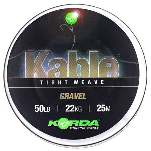 Korda - Kable Tight Weave Gravel - 50 lb - 7 m