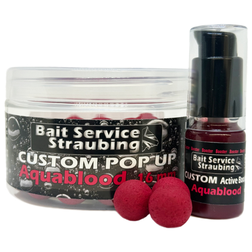 Custom Pop Ups Aquablood     16mm    70 g  +   gratis Booster