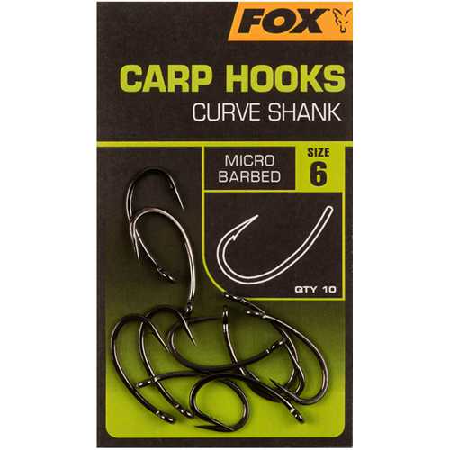 FOX - Carp Hooks Curve Shank Gr. 2, 4, und 6