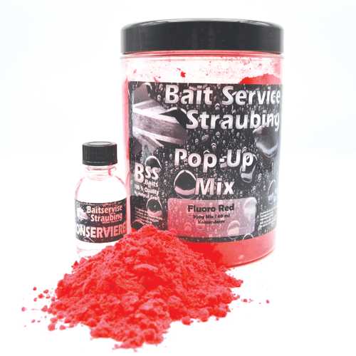 BSS POP UP MIX FLUORO RED - 200 g + 40 ml Konservierer