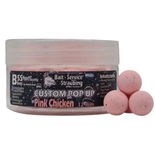 Bait Service Straubing - Custom Pop Ups Pink Chicken - 12 mm