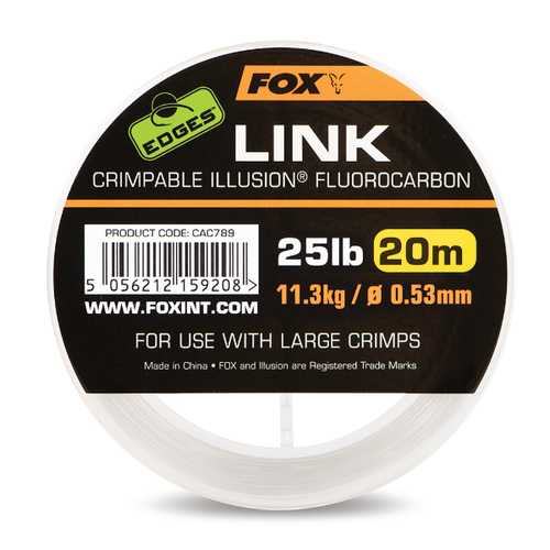 FOX Edges - Link Illusion Flurocarbon 25lb 20m