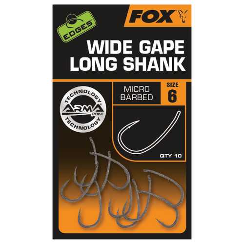 Fox EDGES Wide Gape Long Shank 4,5,6 und 7