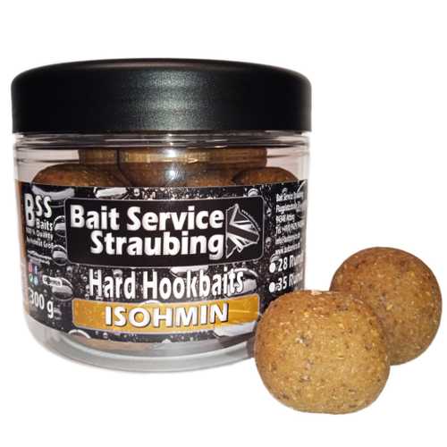 Hard Hookbaits 300 g  Isohmin  -  28,35 mm Rund & 29 x 35 mm Drops