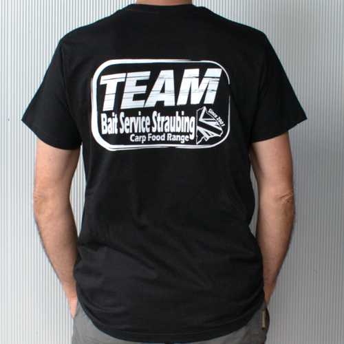 Bait Service Straubing - T-Shirt TEAM Black S - XXL