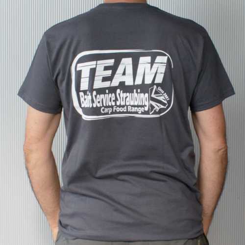 Bait Service Straubing - T-Shirt TEAM Dark Grey S - XXL