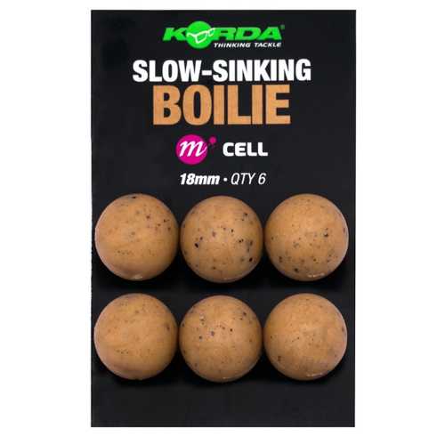 Korda - Slow- Sinking Plastic Boilie Cell 15 & 18 mm / Fake Bait