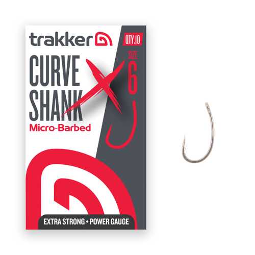 trakker - Curve Shank XS Hooks Gre 2, 4 und 6