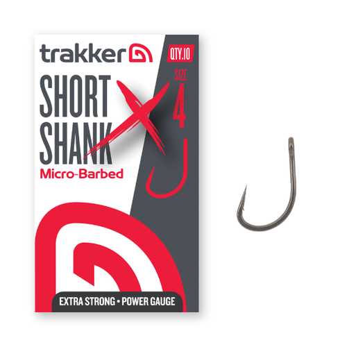 trakker - Short Shank XS Hooks Größe 2, 4 und 6