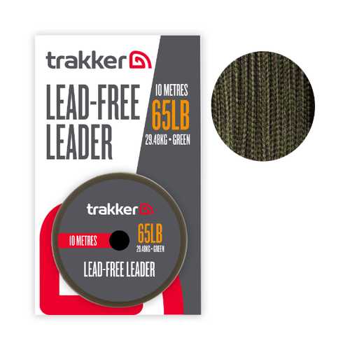 trakker - Lead Free Leader 65lb /  29.48kg / 10m /Green