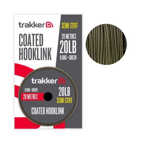 trakker - Semi Stiff Coated Hooklink 20lb /9,8kg /20m /...