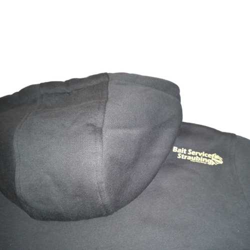 Bait Service Straubing - Hoodie Pullover mit Kapuze und BSS-Logo M - 3XL Schwarz