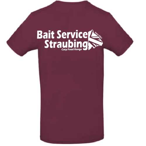 Bait Service Straubing - T-Shirt LOGO Burgundy S - XXL