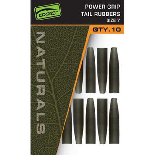 FOX EDGES&trade; Naturals Power Grip Tail Rubbers - Size 7