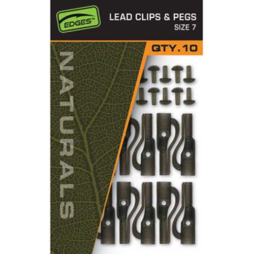 Fox EDGES&trade; Naturals Lead Clips & Pegs - Size 7