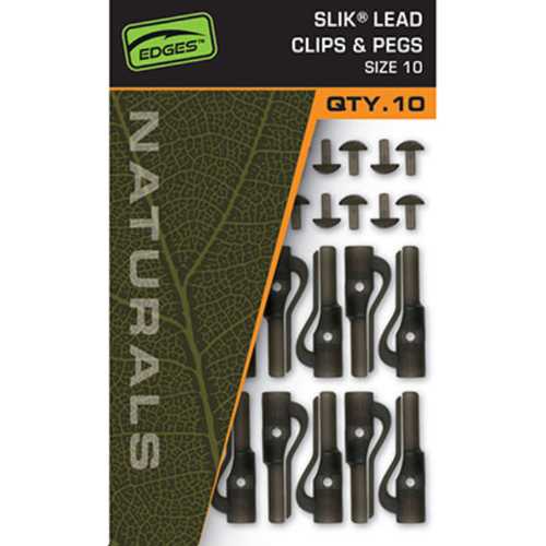 FOX EDGES&trade; Naturals Slik Lead Clip & Pegs - Size 10