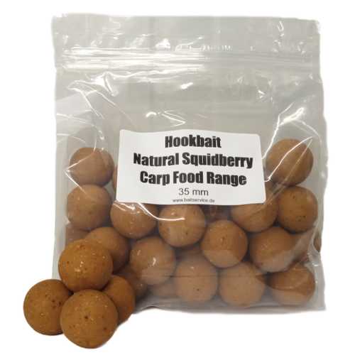 Hookbaits 1 kg Natural Squidberry - 35 mm Rund 