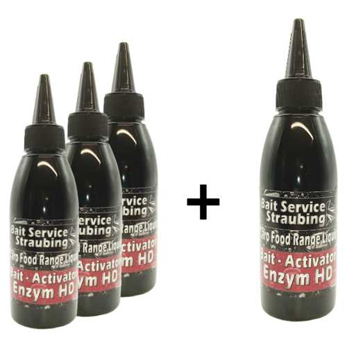 3 x Bait Activator Enzym HD 150 ml + 1x Bait Activator Enzym HD 150 ml GRATIS