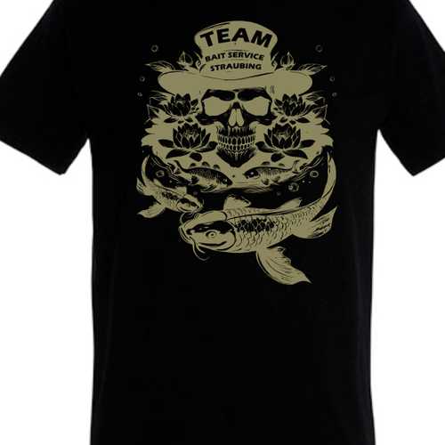 Team-Shirt Schwarz Herren