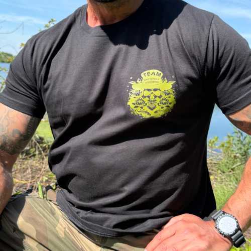 Team-Shirt Schwarz Herren