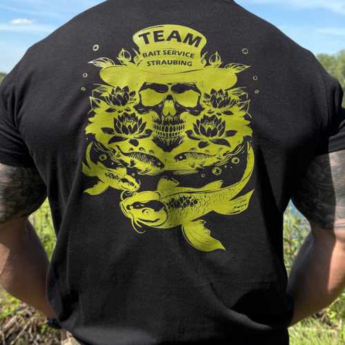 Team-Shirt Schwarz Herren