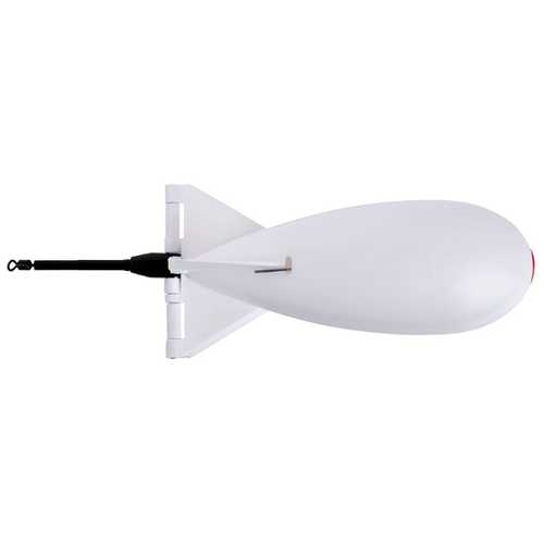 SPOMB - Large X Futterrakete zum Spodden - Wei