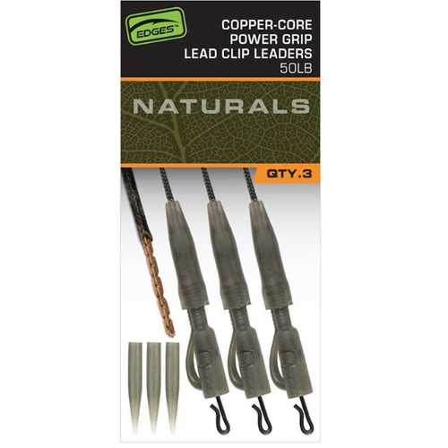 Fox Edges Naturals Copper-Core Power Grip Lead Clip...